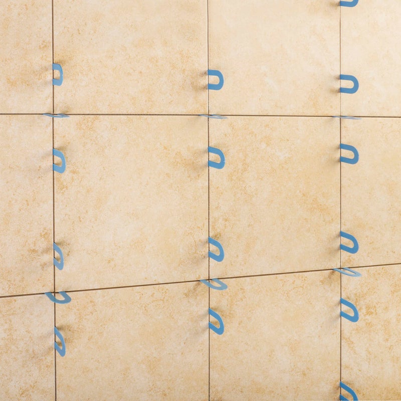 QEP Brutus Horseshoe Shim Tile Spacers for 1/16" Grout, Pail of 200 - Image 2